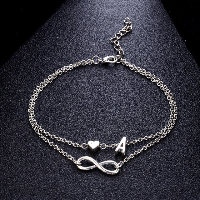 Summer Foot Jewelry Stainless Steel Unique Letter Love Chain Anklet For  Women Romantic Initial Ankle Bracelet Femme Girl Gifts - Anklets -  AliExpress