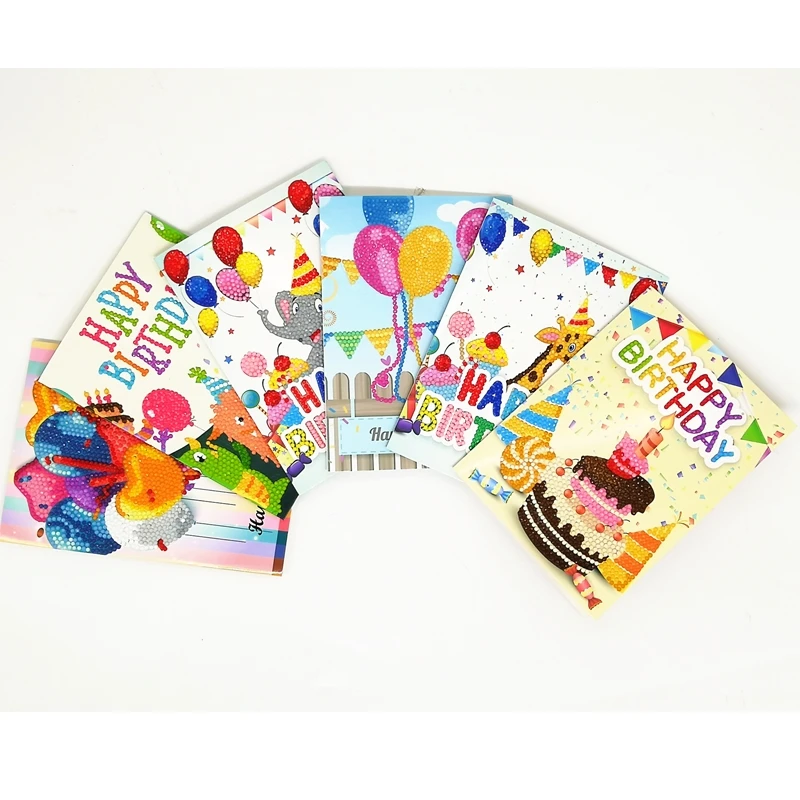 

Diamond painting Greeting Cards full round 5d Festival greeting card diy painting kits diamond painting Holiday cards