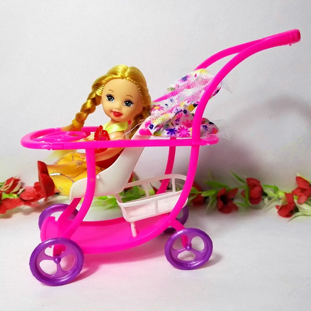 Kid Play House Nursery Cochecito Carro Plastico Accesorios Juguetes