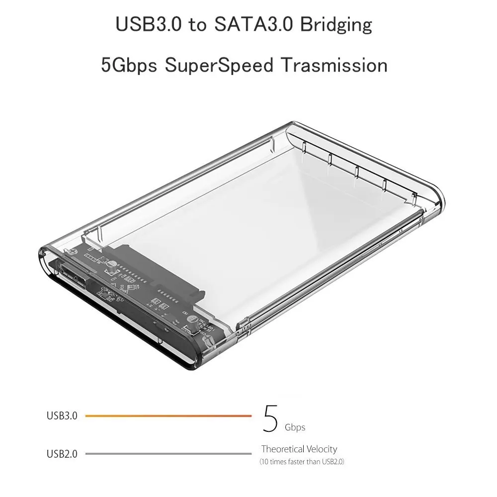 USB3.0 для SATA3.0 внешних Винчестеров HDD корпус с кабелем 2 5 дюймов и SSD SATA Интерфейс Gard