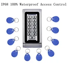 IP68 100% Водонепроницаемый Металл Контроля Доступа Клавиатуры RFID Считыватель Для Системы Контроля Доступа Двери Можно Положить Внутрь Воды