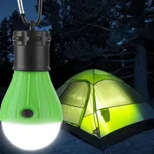 3LED палатка подвесной светильник 3 режима Открытый рыбалка кемпинг походные лампы SOS аварийный карабин для путешествий лампа