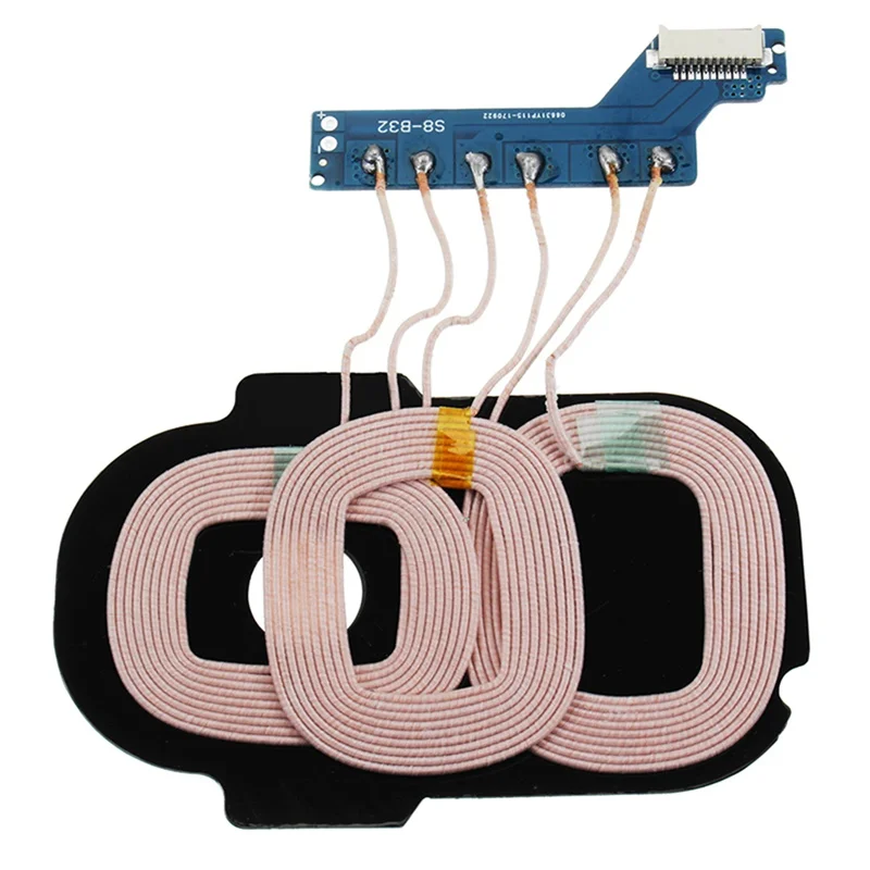 

Universal DIY 9V 1-2A Type C Port Wireless Charge PCBA Three Coil Charge Circuit Board Charging Receiver Adapter For Samsung S8