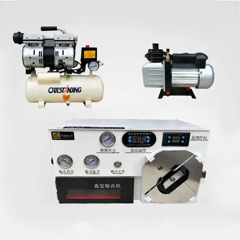  Latest High Quality 10 Inches LCD OCA Vacuum Laminating Machine Bubble Remover Automatic Autoclave 