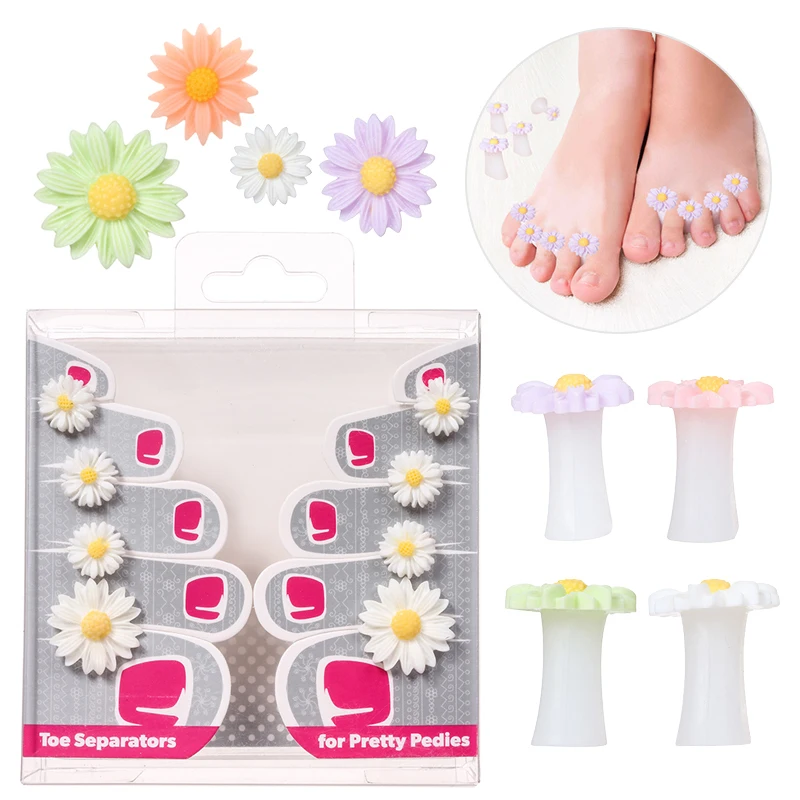 Silicone toe separators nail salon and Home Nail foot separator tool