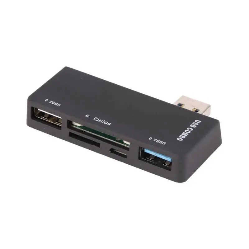 5 в 1 USB3.0 концентратор и кардридер комбинированный адаптер конвертер USB 3,0/2,0 хабы SD TF MMC кардридер для телефона ПК ноутбука Surface Pro