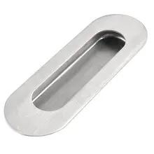 Brand New 4.7 Long Silver Tone Stainless Steel Sliding Door Cabinet Recessed Flush Pull