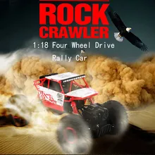 Buggy RC Car Rock Crawlers Hobby Toy 1/18 2.4G 4CH 4-Wheel Double Motors Truck Bigfoot Remote Control Car Model Off-Road HBP1803