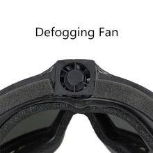 팬이있는 fma 레귤레이터 고글 업데이트 된 버전 전술 airsoft paintball 스키 안경 anti-dust anti-fog eye protection glasses(China)