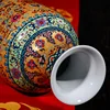 Luxury Jingdezhen Antique Longevity Porcelain Enamel Floor Vase Classical Decoration Large Chinese Vases Ancient Palace Vases 4