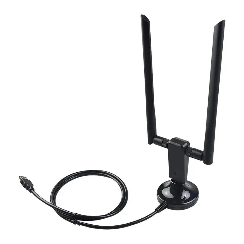 

1200Mbps Wireless WiFi Network Card USB3.0 Adapter Dual Band 2.4G/5.8G Signal Receiver for Desktop PC