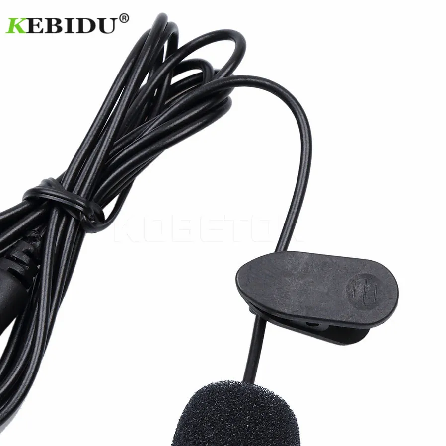 Kebidu 3 5 мм активный зажим микрофон с мини USB внешний аудио адаптер кабель для ПК
