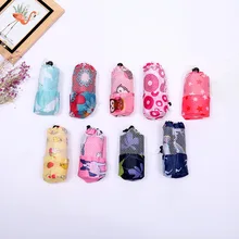 60 шт./лот, сумка для покупок из ткани Оксфорд, складная, креативная, полиэстер, Оксфорд, с принтом, сумка-тоут, сумки, Экологичная сумка для хранения