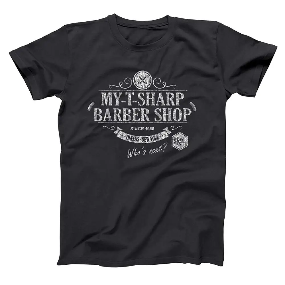 My T Sharp Парикмахерская забавная классическая мужская летняя футболка с принтом в