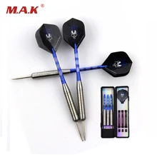 3 шт./компл. 27g Длина Черный скорпион серии дартс с Нержавеющая сталь советы Алюминий валов и Портативный коробка для игр в помещении