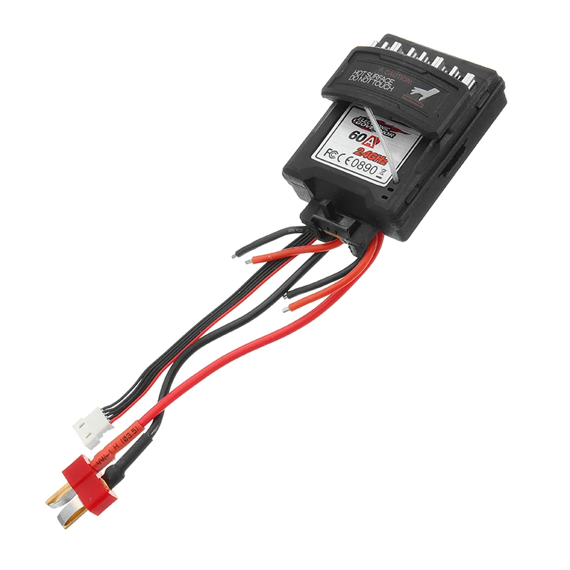 

60A 7.4V Brushed Speed Controller ESC For 9125 1/10 RC Car Parts No.25-ZJ07