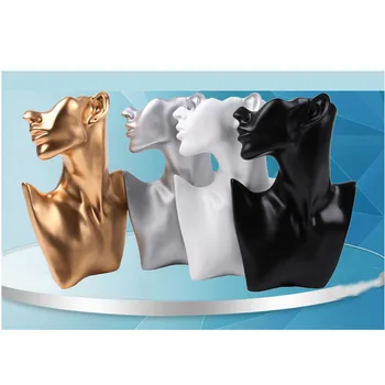 

1pcs Jewelry mannequins Head for Women necklaces Up jewelry earring model Women clothing accessories mannequin window Display