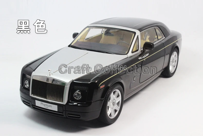 Kyosho 1 18 Black Rolls Royce Phantom Coupe DieCast Model Car Extended Wheelbase Director Cut Vehicle