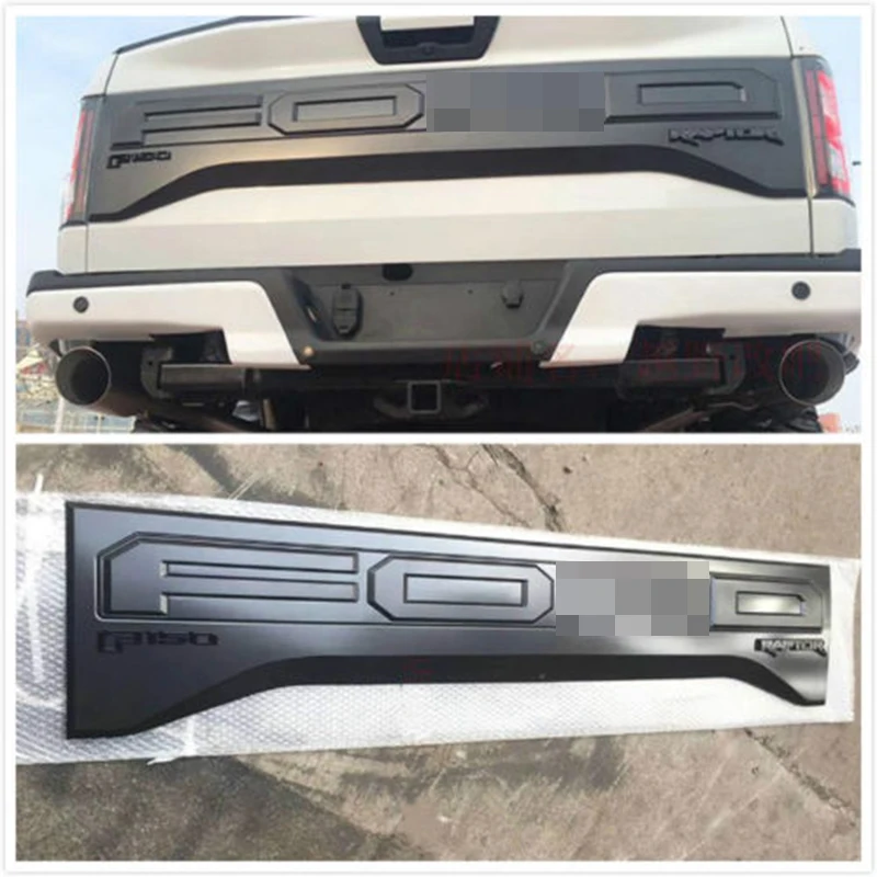

Car Racing Grille With Letter Mesh Radiator Modify Mask Rear Tail Gate Applique Decorate For Ford F150 Raptor 2015-2017 16 Grill