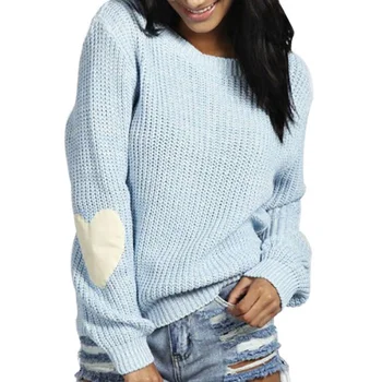 

Women Coat Girl Pullovers Full Sleeve Outerwear Solid Sweet Girl Autumn Winter Warm Sweater