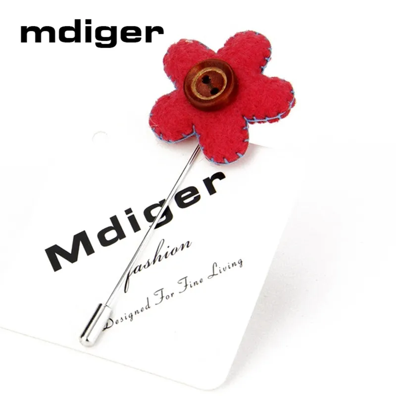 Mdiger Новый корейский стиль чистый ручной работы мужские Броши костюмы Аксессуары