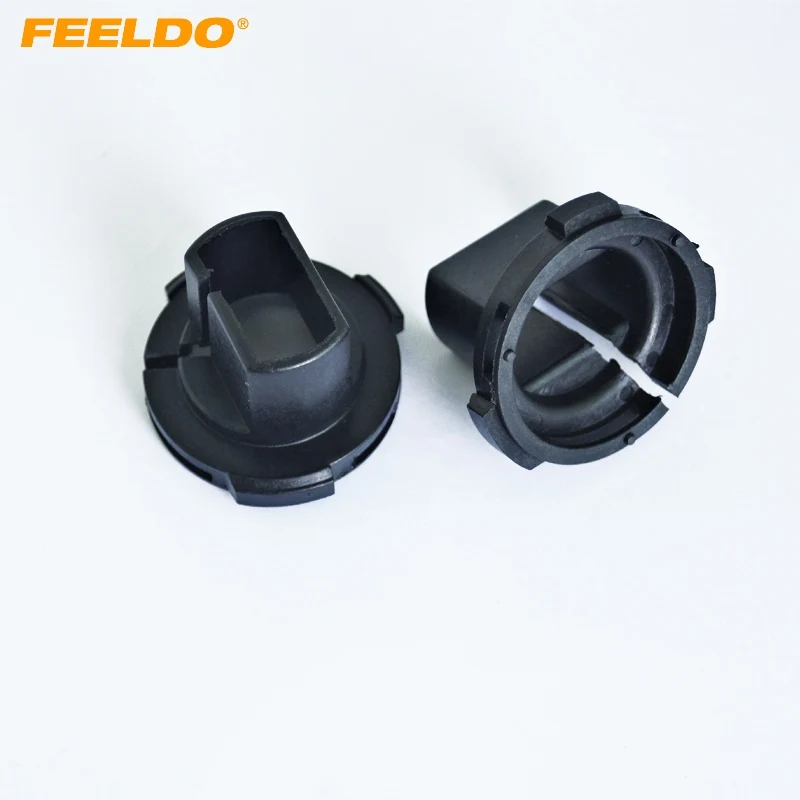 FEELDO 2Pcs Car Bulbs Socket Conversion Adapter For Ford Escape HID