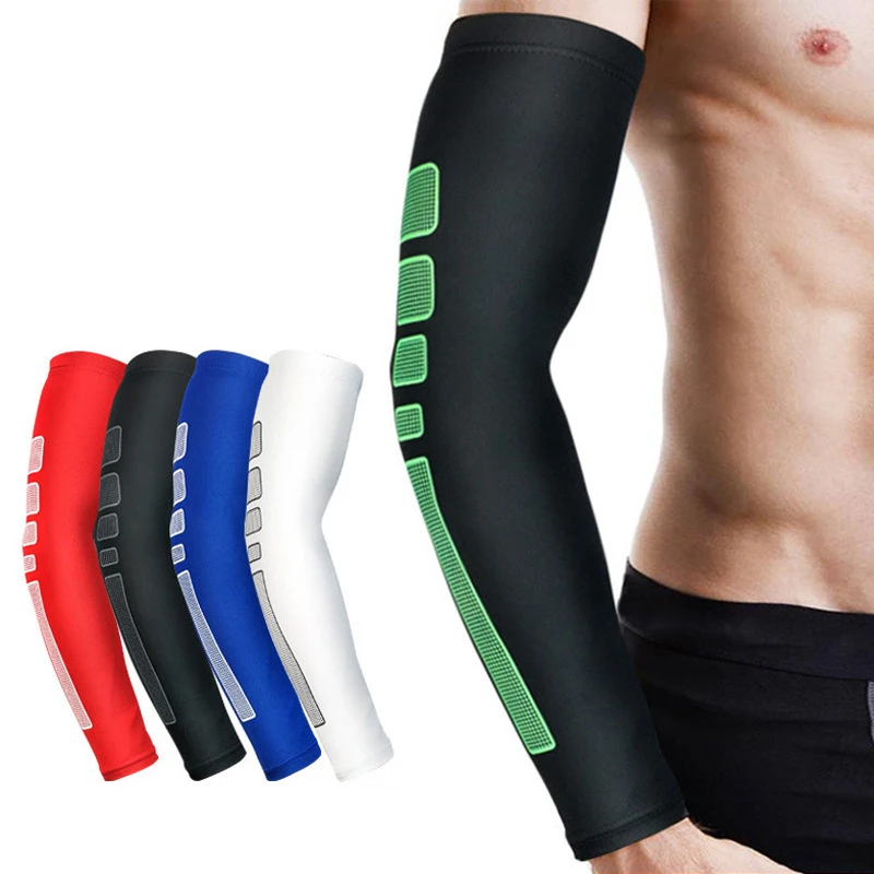 1 PCS Solid Color Series Extended Version Of The Arm Guard Elbow Outdoor Sports Basketball Fishing Riding Sun Protection | Спорт и