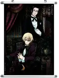 Аниме Kuroshitsuji Black Butler принт прокрутки плакат Косплей