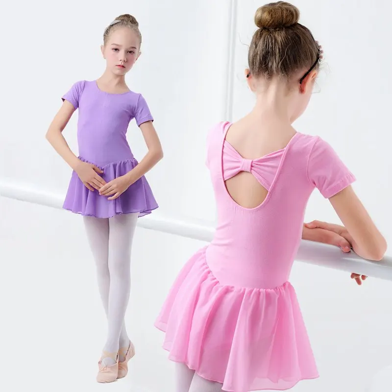 

Children Ballet Dress Transparent Chiffon Dance Skirts Kids Ballet Clothes Training Dance Wear For Girls