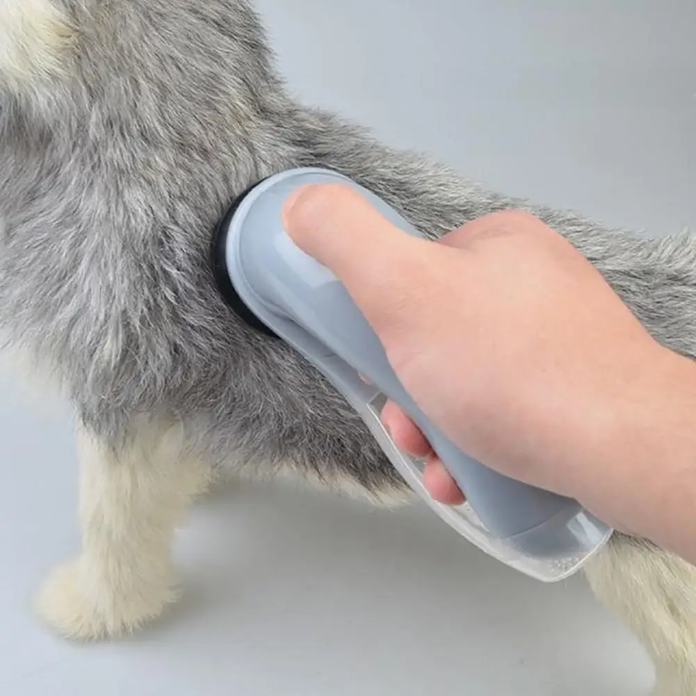 Электрическая присоска для домашних животных, вакуумное удаление шерсти, устройство для ухода за шерстью, переносное массажное устройство для домашних животных, собак