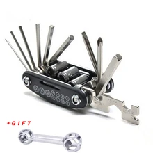 16 в 1 Многофункциональный велосипед мотоцикл механический Ремонт Инструменты путешествия электрические автомобили шестигранный ключ набор отверток