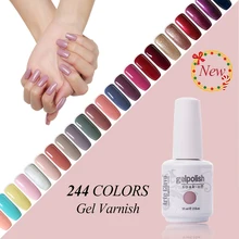 Arte Clavo впитываемый органический УФ-гель Полупостоянный Лаки ногти гель лак Светодиодная лампа лак для ногтей 244 цветов УФ-гель для ногтей