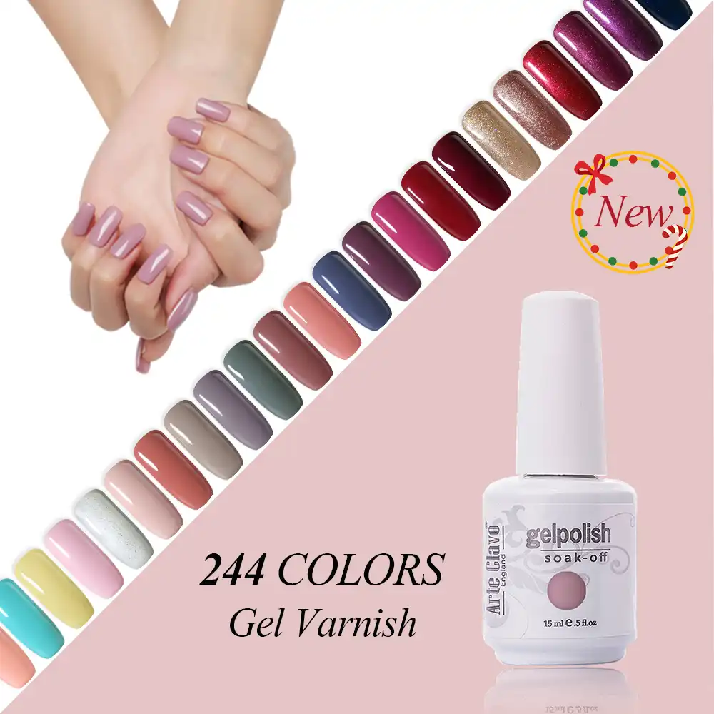 arte clavo gel uv organico