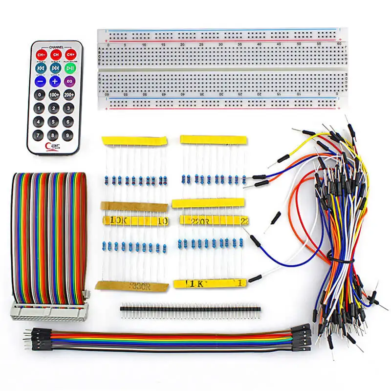 Elecrow Raspberry Pi 3 стартер комплект для Arduino 2 в 1 DIY Обучающий набор LCD1602 дисплей SG90 серво датчики модуль 30 занятий