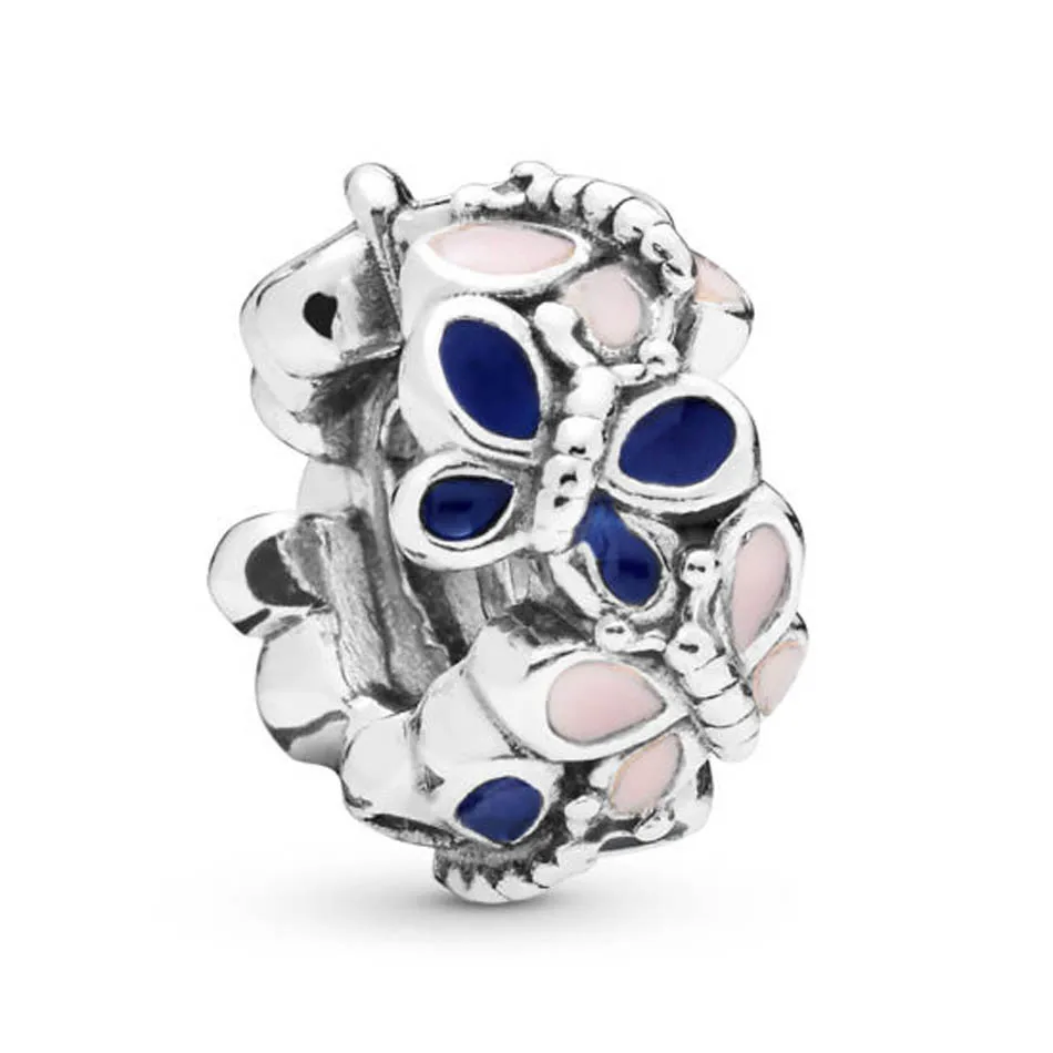 

Authentic 925 Silver DIY Jewelry Butterfly Spacer Charms fit Pandora Bracelets Bangle