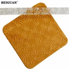 Прозрачные круглые акриловые кольца Роллинг штифт для украшения торта инструмент помадки embrosser форма выпечки кондитерский инструмент