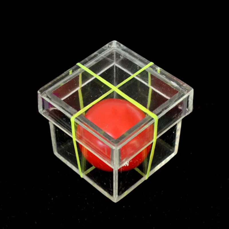 

1 Set Funny Ball Penetrating Through Box Illusion ConJuring Stage Close-up Magic Props Children Magicians Magic Toy Magic Tricks