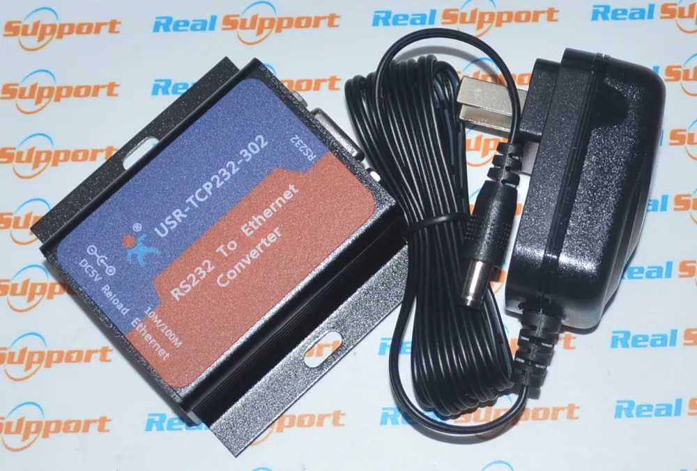 USR TCP232 302 Serial RS232 to Ethernet TCP IP Server DHCP