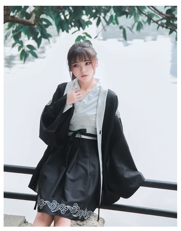 Традиционные японские кимоно женщина самурая банный халат кимоно косплей платье кимоно хаори в японском стиле Одежда для выступлений