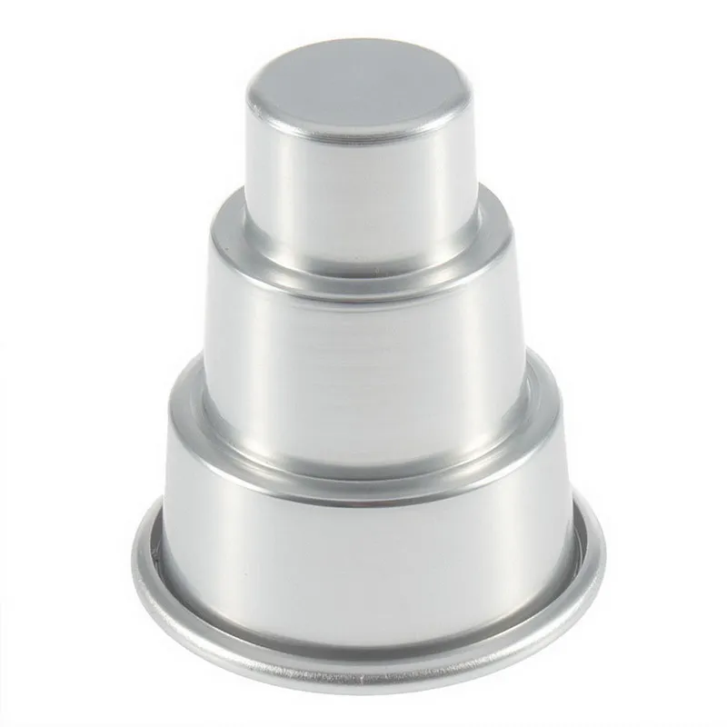 «Сделай сам» для дома инструмент для выпечки мини 3-уровневый кекс Шоколадный Пудинг Форма для выпечки пирожных сковорода Кухня украшения Пособия по кулинарии инструменты