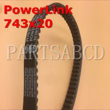 743-20-30 Gates Powerlink приводной ремень 743 20 30 Скутер мопед 125cc 150cc go kart GY6 152QMI 157QMJ CVT TAOTAO Roketa SUNL TANK