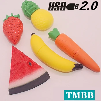 

10pcs BiNFUL fashion USB Flash Drive 64GB 32GB 16GB 8G 4GB 128G cartoon Summer Pen drive flash card Memory fruit U Disk pendrive