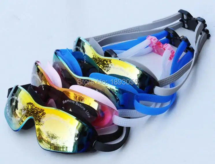 

High Quality Electroplating Goggles Adjustable Water Sports Anti Fog Waterproof Mask Goggles Cool Extra Frame Surfing Glasses