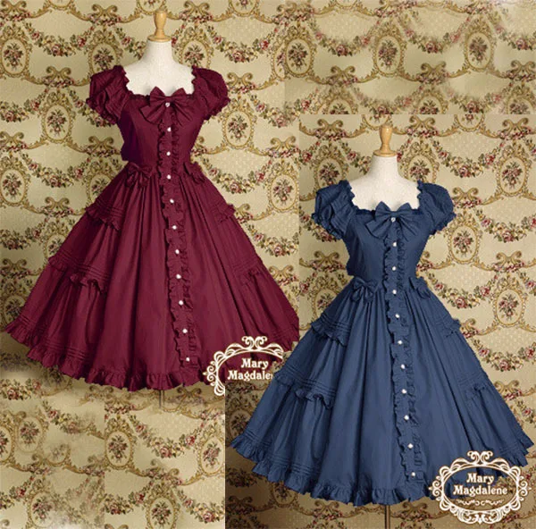 50s Puffy Sleeve Dress