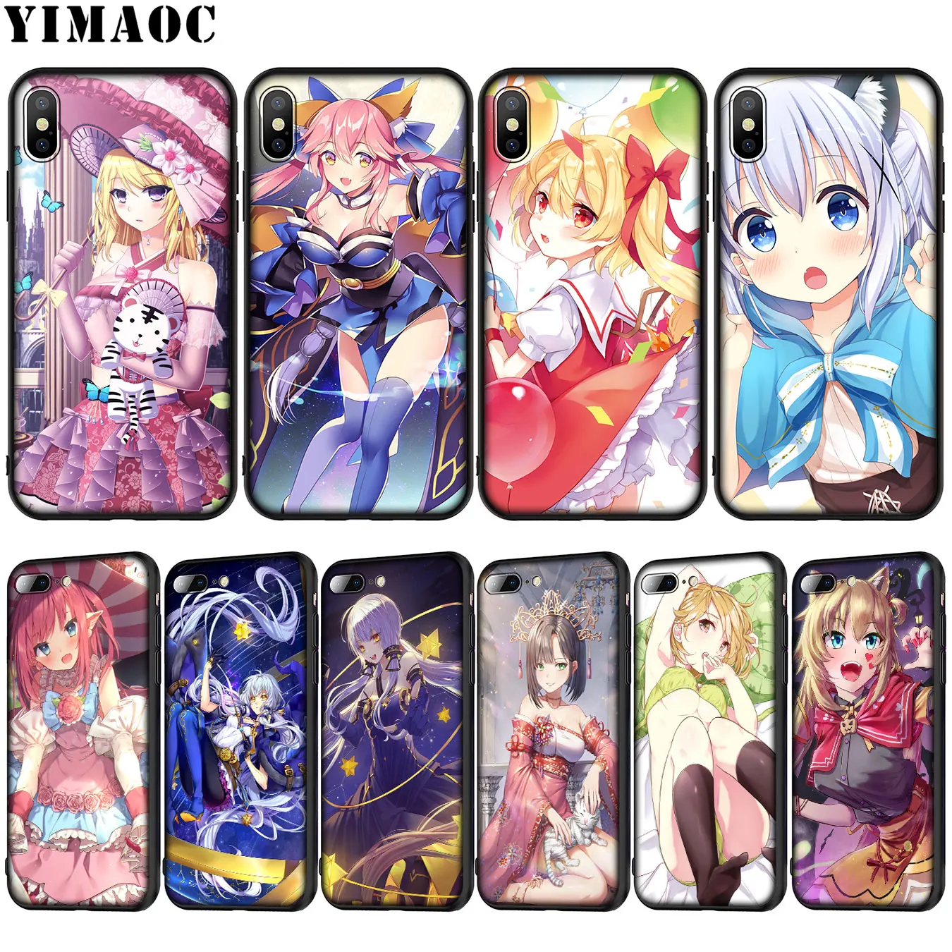 YIMAOC аниме японская девушка кот сексуальный мультяшный милый мягкий силиконовый