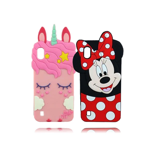 

Cartoon Case Cover For Samsung A10 3D Unicorn Minnie Soft Phone Funda Coque For Samsung Galaxy A10