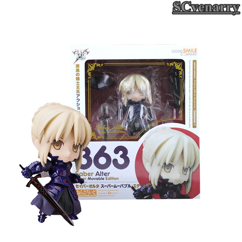Аниме Fate Stay Nendoroid 363 ночной меч тьма женский рыцарь ПВХ фигурка Коллекция Модель