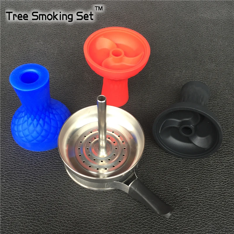 1pc metal hookah Shisha charcoal holder Houtskool black Met Handvat