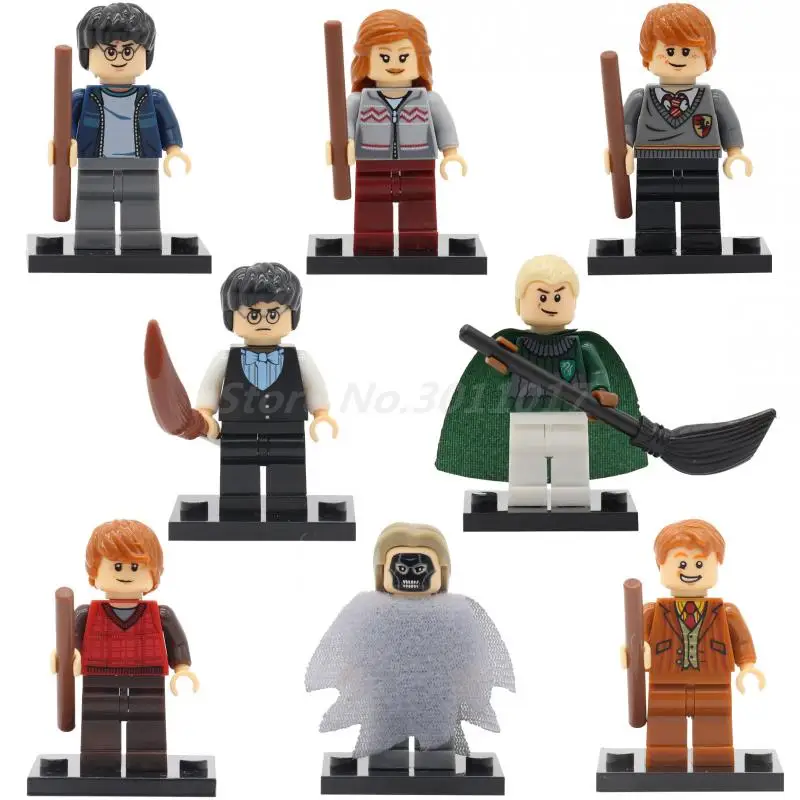 POGO Harry Potter Space War Ron Weasley Blocks Model Educational Building Bricks Kits 8Pcs Lot Best