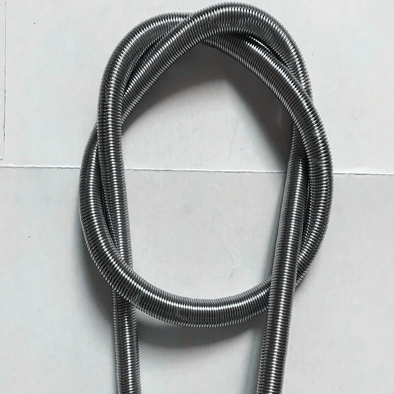 

1pcs 304 stainless steel tension spring long tensile tension protection tube protection spring wire diameter 1mm length 1000mm
